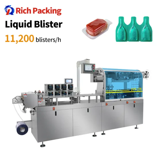 DPP-270S Automatic Blister Packing Machine for Honey, Jam, Butter, and Tablets