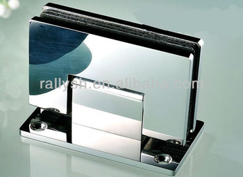 sliding brass shower door glass hinge