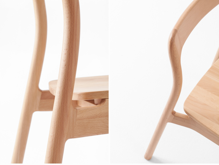 Popular Modern Beech Chair Wooden Furniture for Dining Room