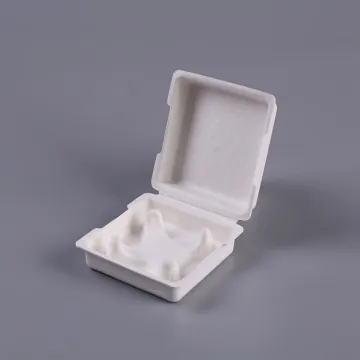 Biodegradable Molded Pulp Clamshell Box Packaging Chocolate