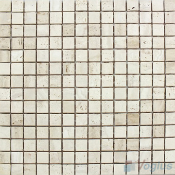 1X1 Travertine Stone Mosaic