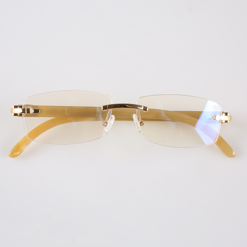 Rimless Cowhorn Optical Frames