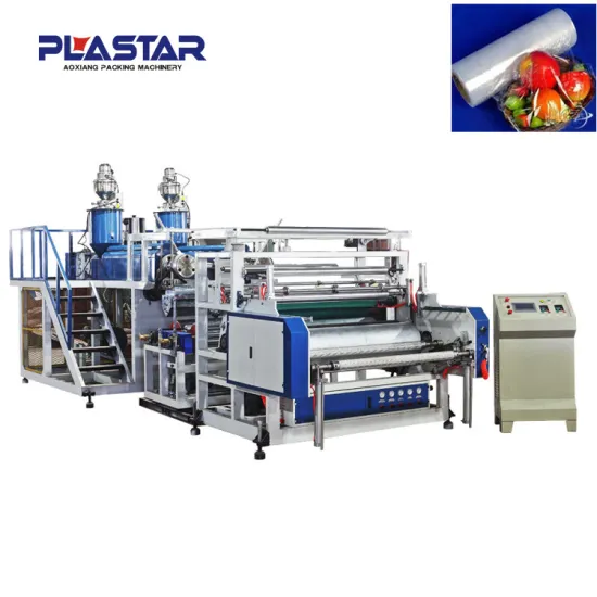 Fashion machine double layers co-extrusion PE Stretch Film Machine