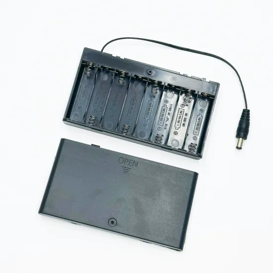 Neon Sign Power Supply with 8pcs AA Battery Box Slot