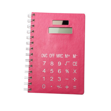 Solar Power Coil Notebook Calculator with 70 Pages Paper