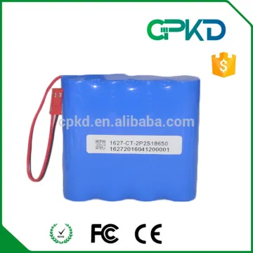 Li-Ion Type Rechargeable Li-ion Battery Pack 7.4V 2S2P 18650 4400mah battery