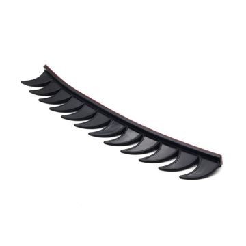 Universal Motorcycle Helmet Decals: Crocodile Fins and Reflective Stickers