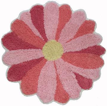 Flower Design Room Mat