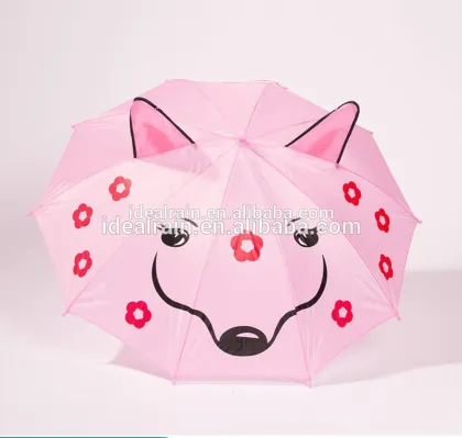 lovely automatic fox shape umbrella with ear