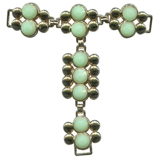 Fashion Sandal Chain, Alloy Sandal Trim, Rhinestone Decor Chain for Flats&Pumps