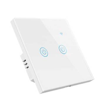 Smart Wi-Fi Wall Switch with Touch Screen for EU/UK: Easy Control for Your Home Lights