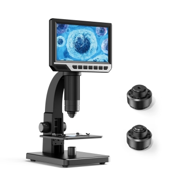 Wholesale Dual Lens 2000X HD Digital Microscope with 7-Inch IPS Screen
