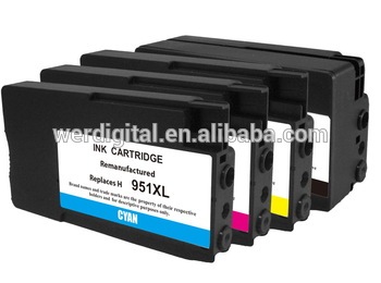 Refillable printer Inkjet Cartridge for HP951XL with printers HP Officejet Pro 8100/8600                        
                                                Quality Assured