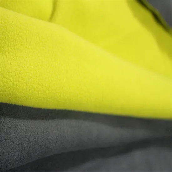 Two-Tone Brushed Polyester Composite Polar Fleece Fabric