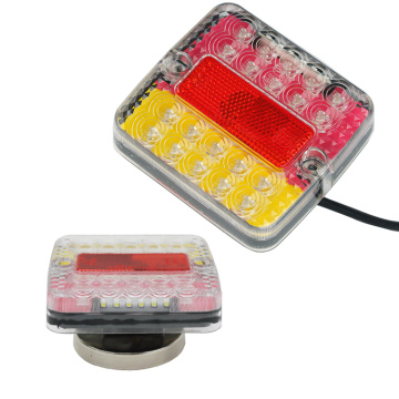 12V 26 Trailer ya Taa ya Taa ya Taa ya LED Bar Bar Waterproof Turn Signal na Parking Reverse Brake Taa ya Kukimbia kwa lori lori lori nyekundu amber