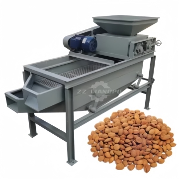 500kg/h Automatic Almond Separator and Cracking Machine