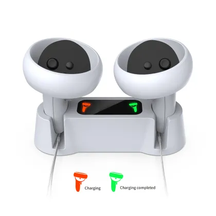 Charging Base for Oculus Quest 2 Controllers with Battery Pack