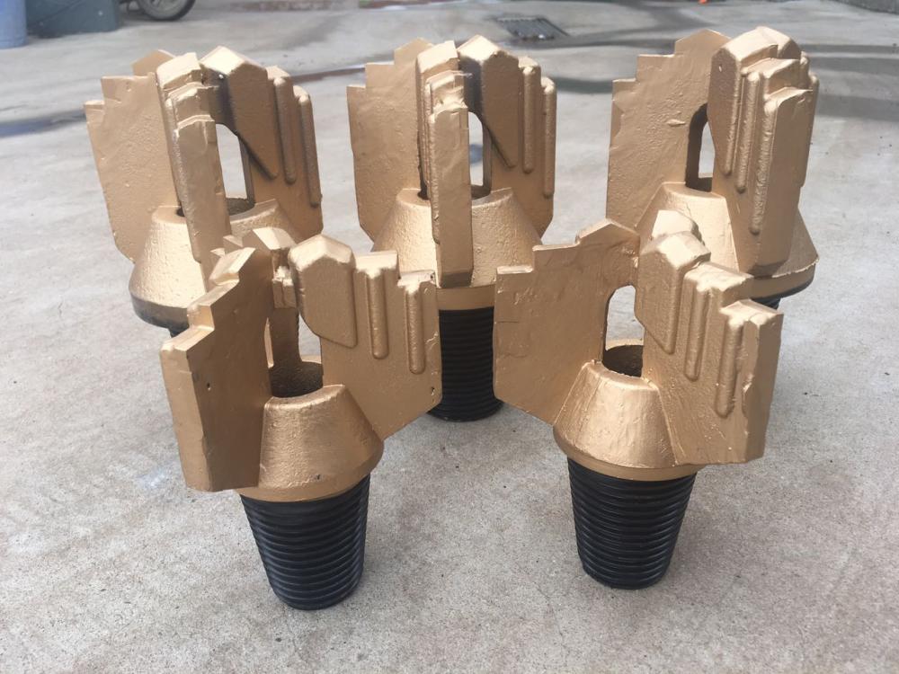 3 wing step drill bit