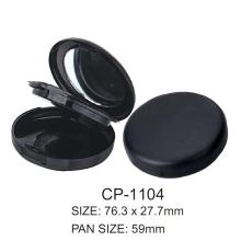 Round Plastic Cosmetic Compact