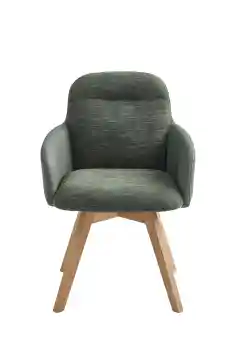 Nordic Style PU Upholstered 360° Swivel Dining Chair