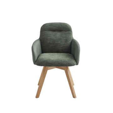 Nordic Style Pu Upholstered 360 ° Serokê Dining Swivel