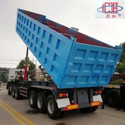 30cbm dump trailers end tipper semi trailer
