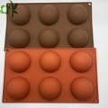 Stampo per torta al cioccolato in silicone con emisfero grande