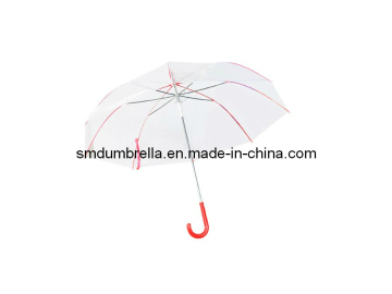 Fiberglass Transpatent Poe Umbrella
