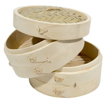 Bamboo Multi-Layer Vegetable Cake Steamer Basket