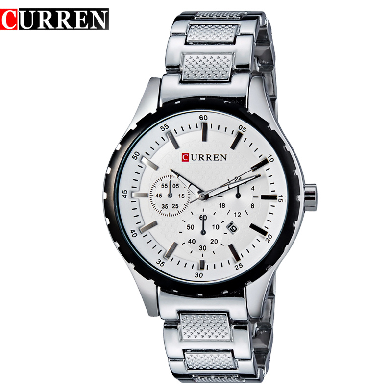 2017 Senior Stainless Steel Quartz Wristwatch Men 