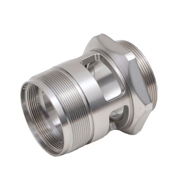 Factory Made CNC Machining Stainless Steel Fluid Connectors