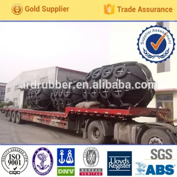 with Galvanized Chain and Tire Marine Pneumatic Rubber Fender