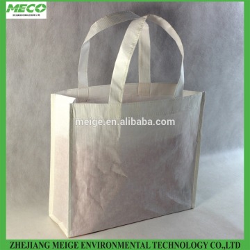 Biodegradable patent material Weaving Paper Shopping Bag