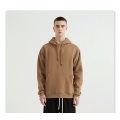 Simple Solid Color Men's Hooded Pullover