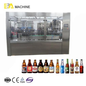 Glass Bottle Gas Drink Filling Machine