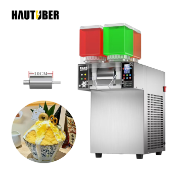 Rainbow Colour Commercial Snowflake Ice Maker: 4 baryłki Binsu Snow Maker do zakupu i luzem