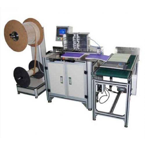 Semi-automatic double wire loop spiral binding machine