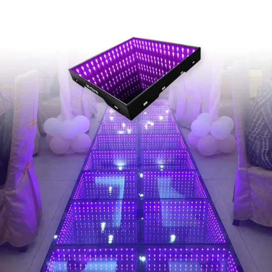 Glass Infinity Illuminated LED Dancing Mirror: A Magnificent Wedding Decoration and Portable 3D LED Dance Floor for Sale