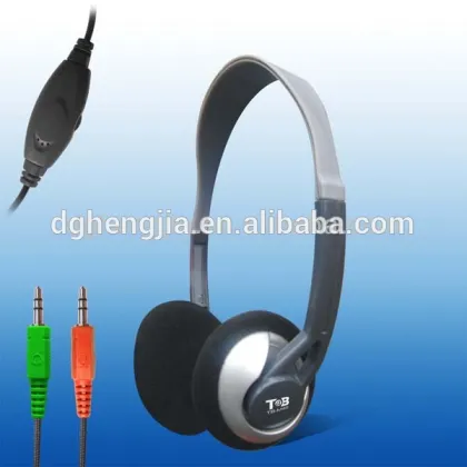 Computer accessory mega bass headphones lightweight PC headphones for games