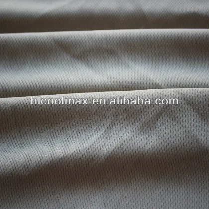 50%polyester 50%coolmax knit mesh fabric