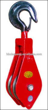 pulley with hook (one wheel, two wheels, three wheels)