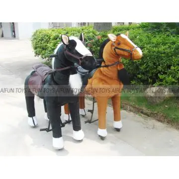 Large ponycycle toy ride on horse