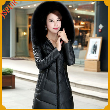 High Quality Premium Black Fox Fur Detachable Collar