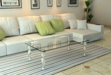 glass dining table bases