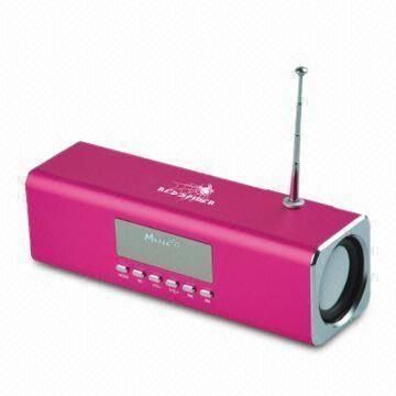 Stereo Mini Speaker, Suitable for Mobile Phones, with FM Radio Function