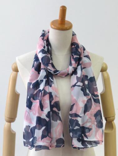 Latest colorful long classic printing jacquard ladies shawl