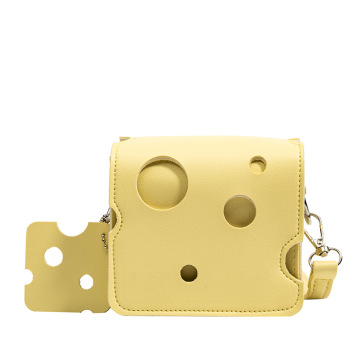Wholesale Women's Fashion Mini PU Cheese Headphone Bag