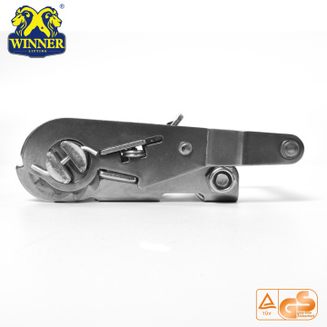 Stainless Short Handle Steel Ratchet Buckle For Tie Down