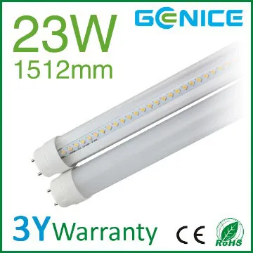 Eco-friendly 59 inches daylight T8 LED tube lamp with short ROI period