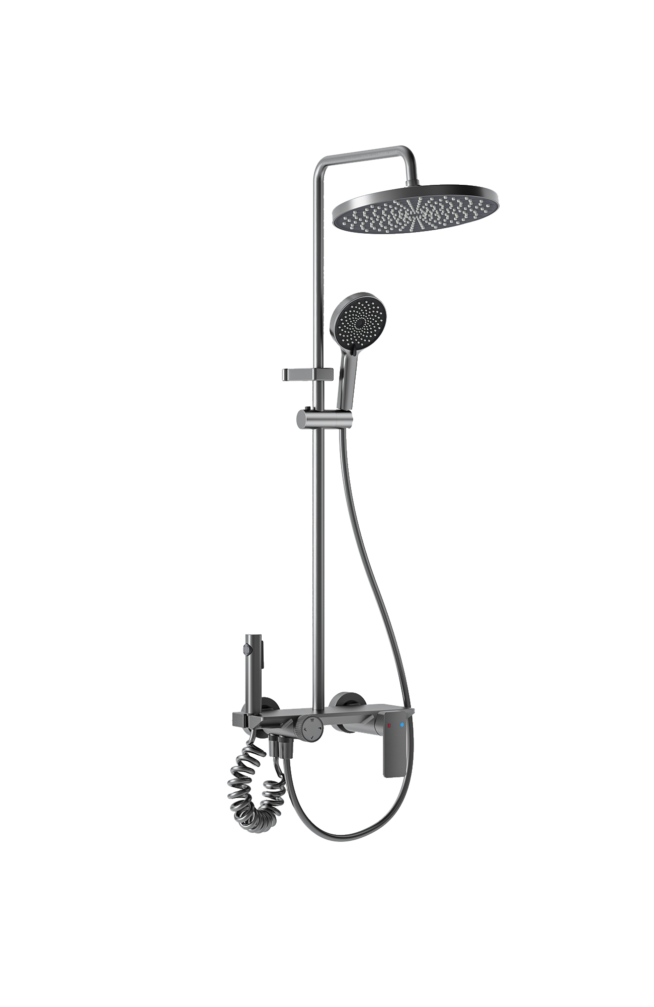 New Style High Pressure Knob Rainfall Shower Set